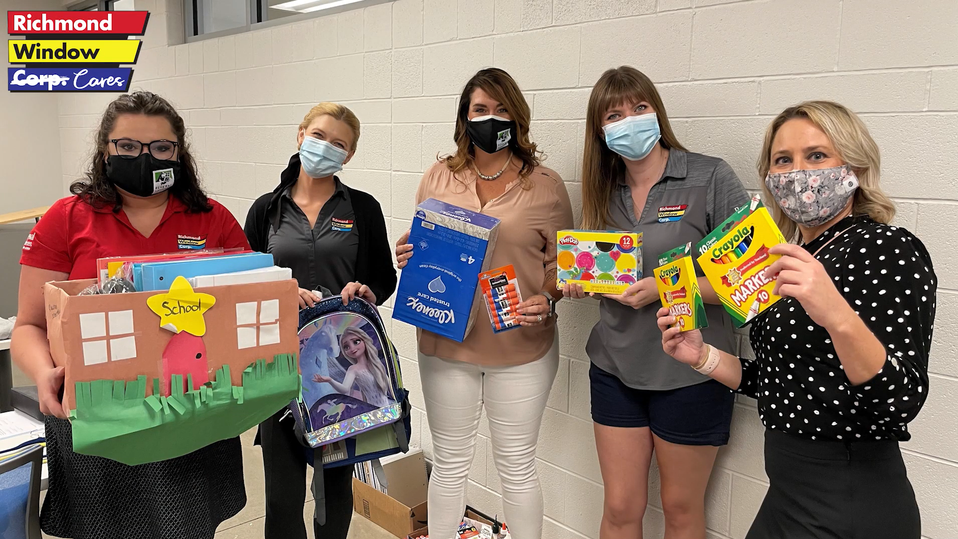 Richmond Window Employees Donate School Supplies to Henrico County Elementary Schools