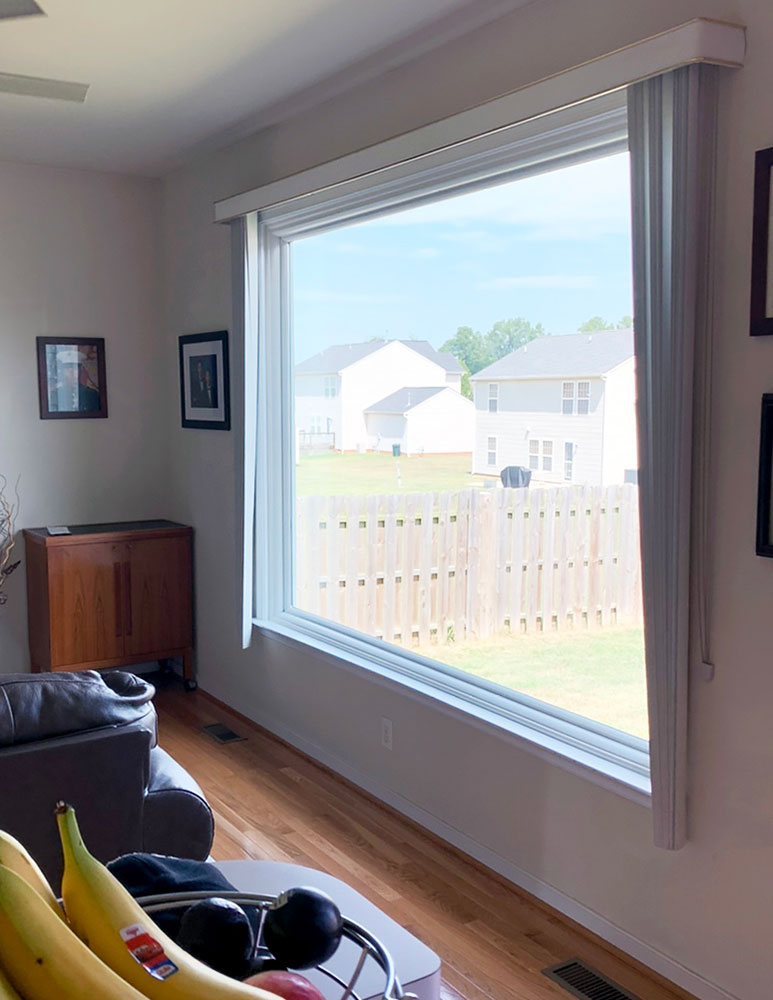 Large picture windows installed by Richmond Window