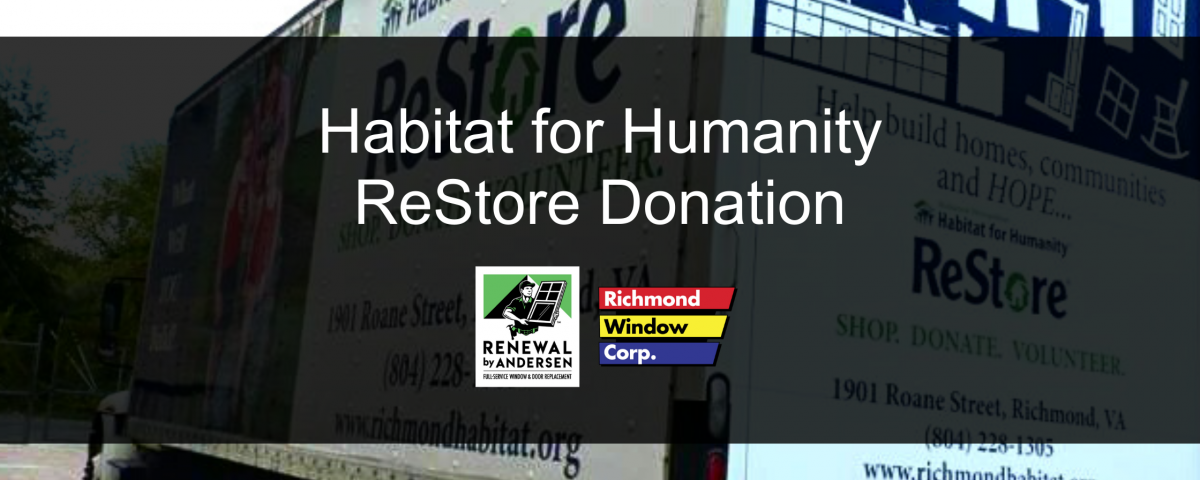 Restore Donation Richmond Window