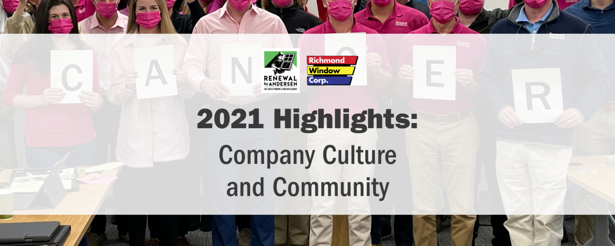 Company Culture and Community Highlights at Richmond Window