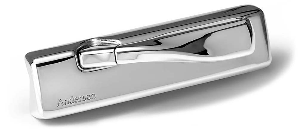 Andersen window hardware colors - Polished Chrome