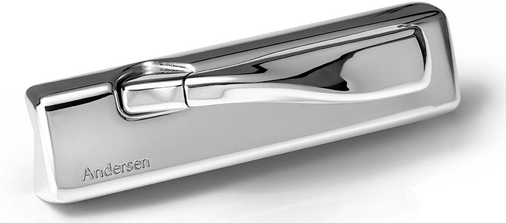 Andersen window hardware colors - Polished Chrome