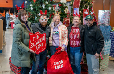 Renewal by Andersen of Central Virginia and Renewal by Andersen of Roanoke teams participating in Salvation Army’s Angel Tree program