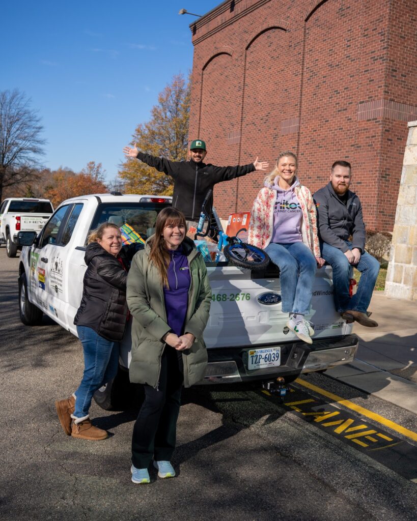 Renewal by Andersen of Central Virginia delivers Angel Tree donations.