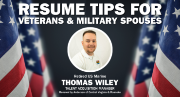 Resume tips for veterans and military spouses